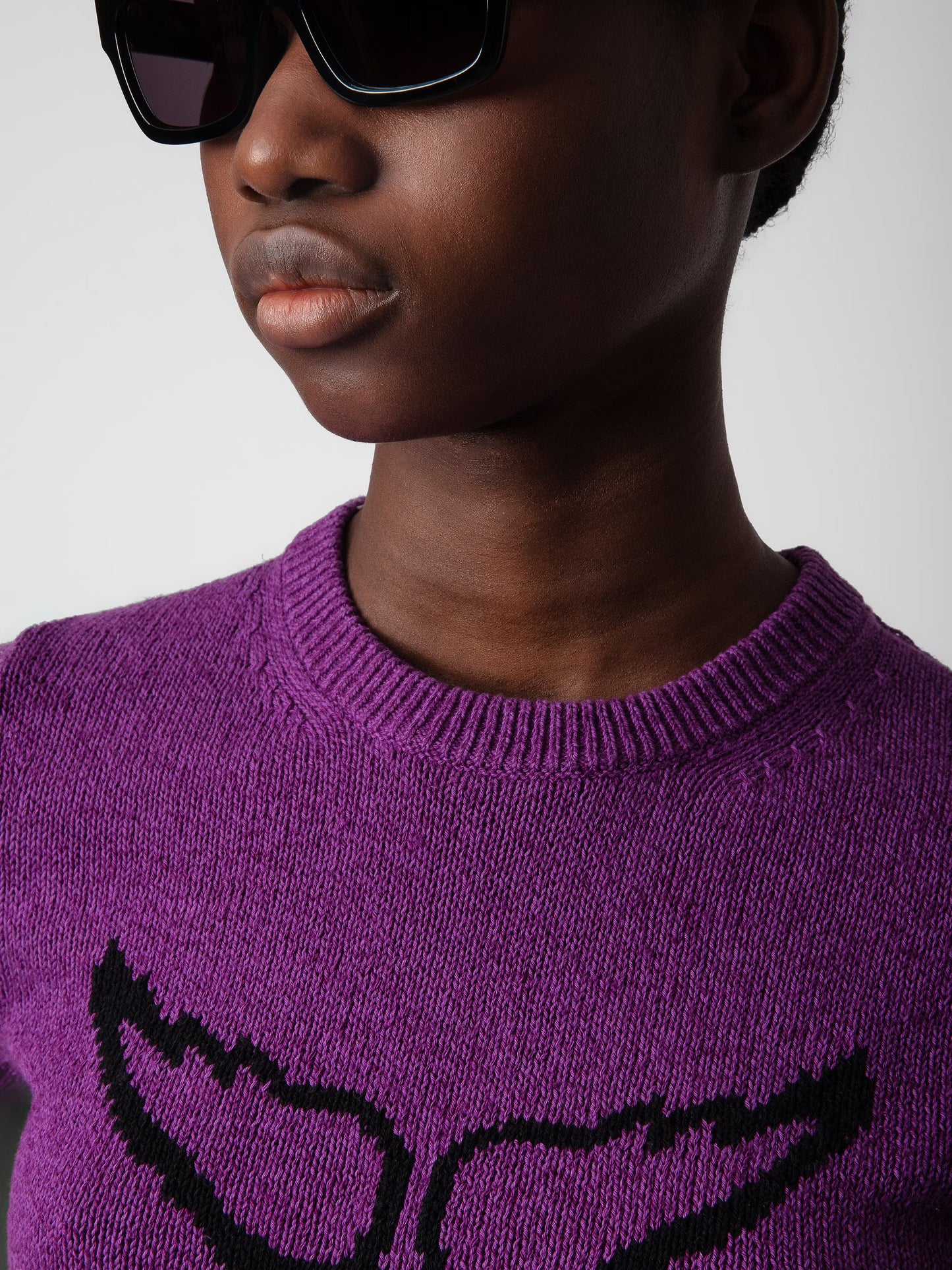 Pull Sorly Wings pull violet femme