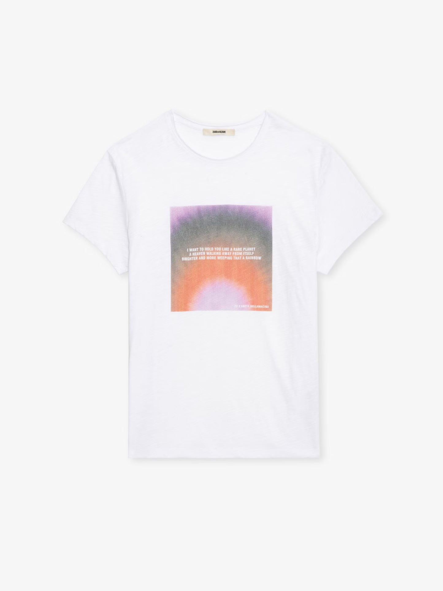 T-shirt Toby Photoprint t-shirt blanc homme