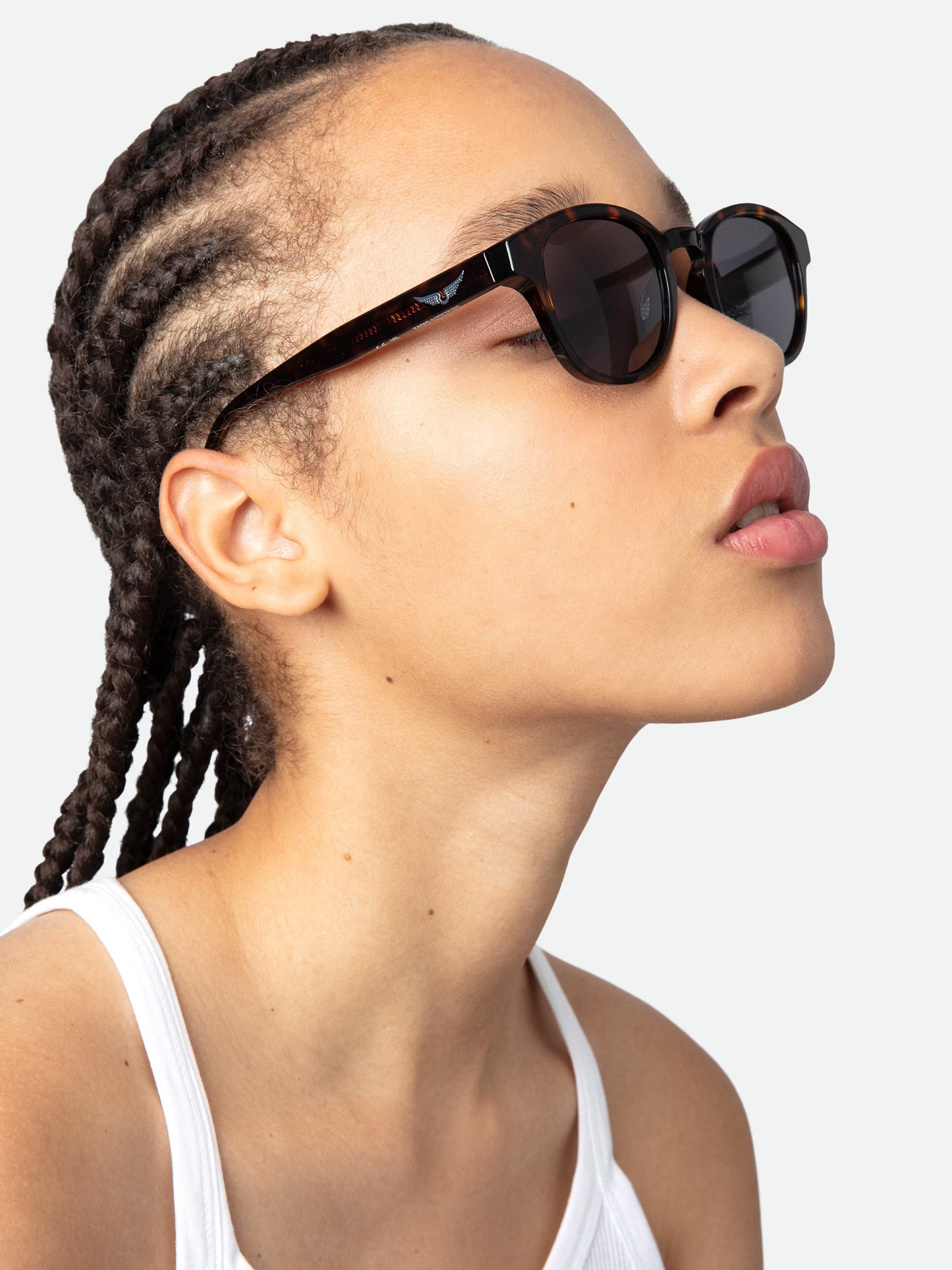 Lunettes de Soleil ZV23H6 lunettes marron femme