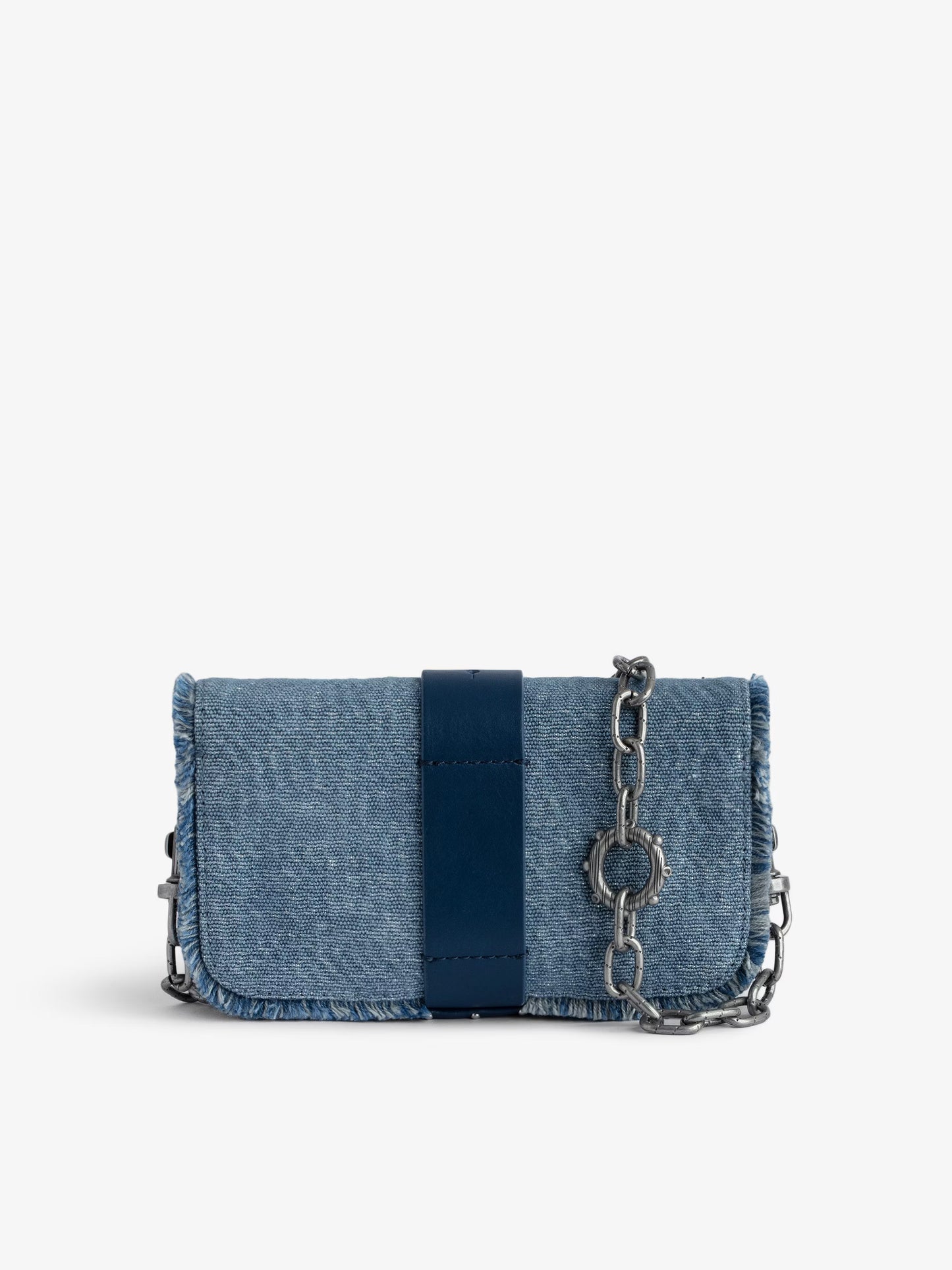 Sac Kate Wallet Denim Glitter mini sac bleu femme