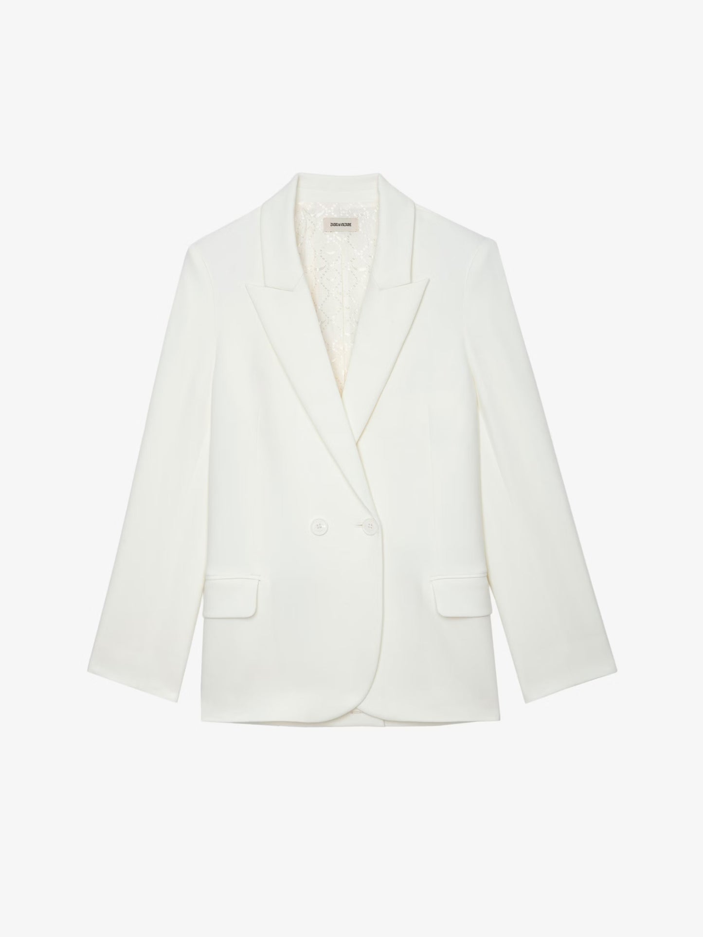 Blazer Visit Peace & Love Strass blazer blanc femme
