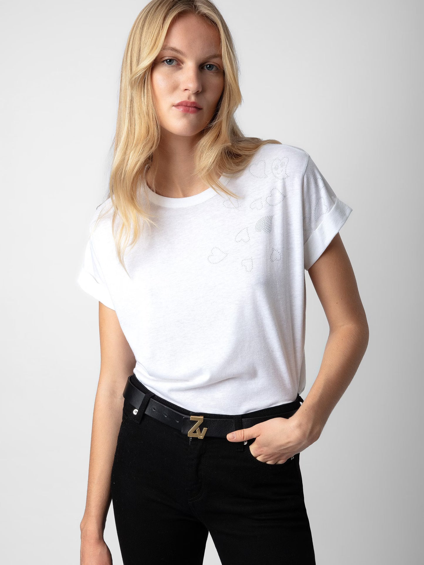 T-shirt Anya t-shirt blanc femme