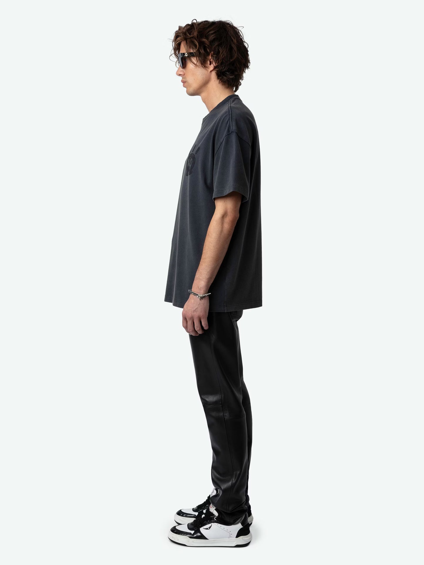 T-shirt Teddy Skull t-shirt bleu homme