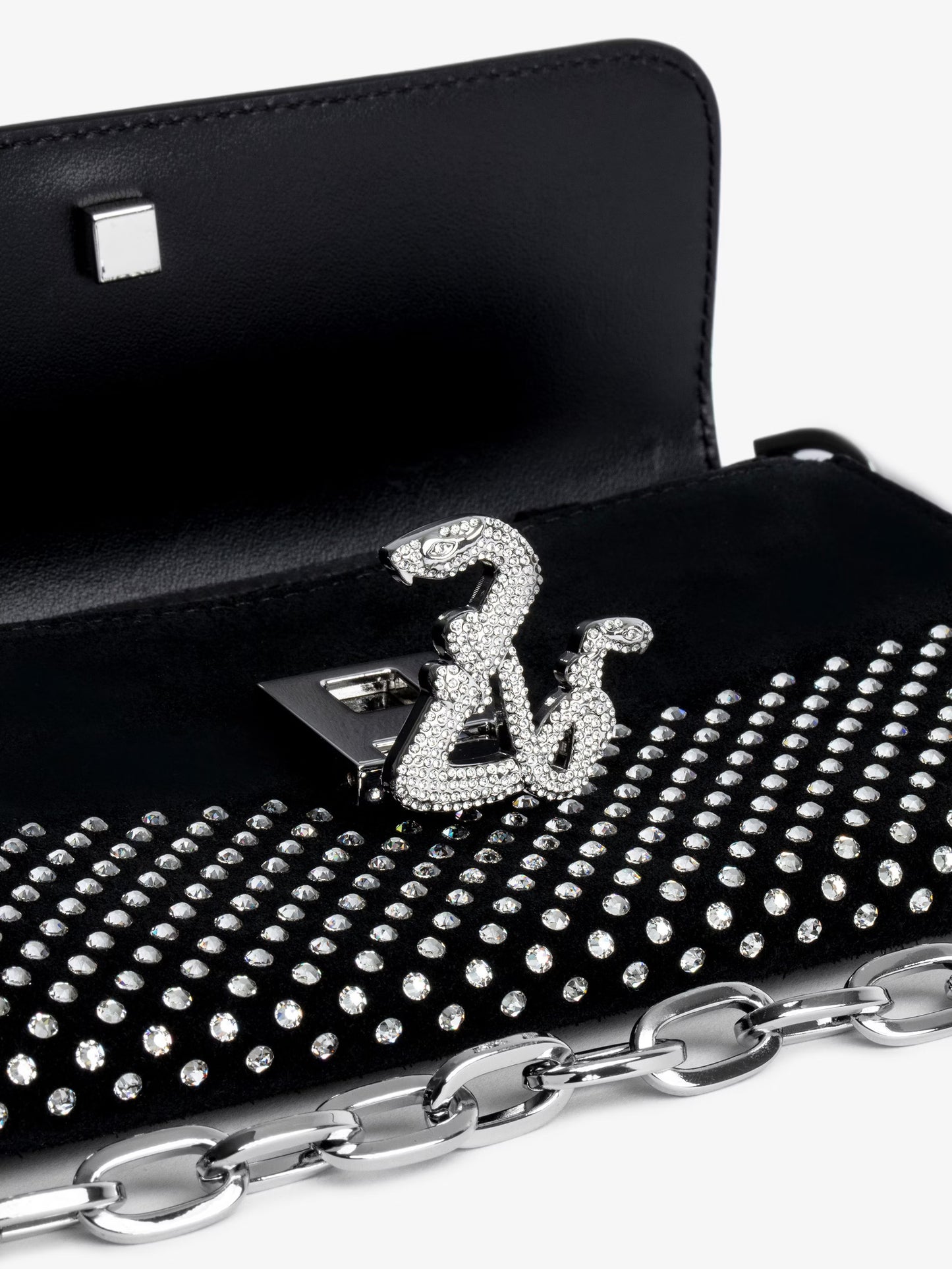 Sac Portefeuille ZV Initiale Le Long Unchained sac noir femme