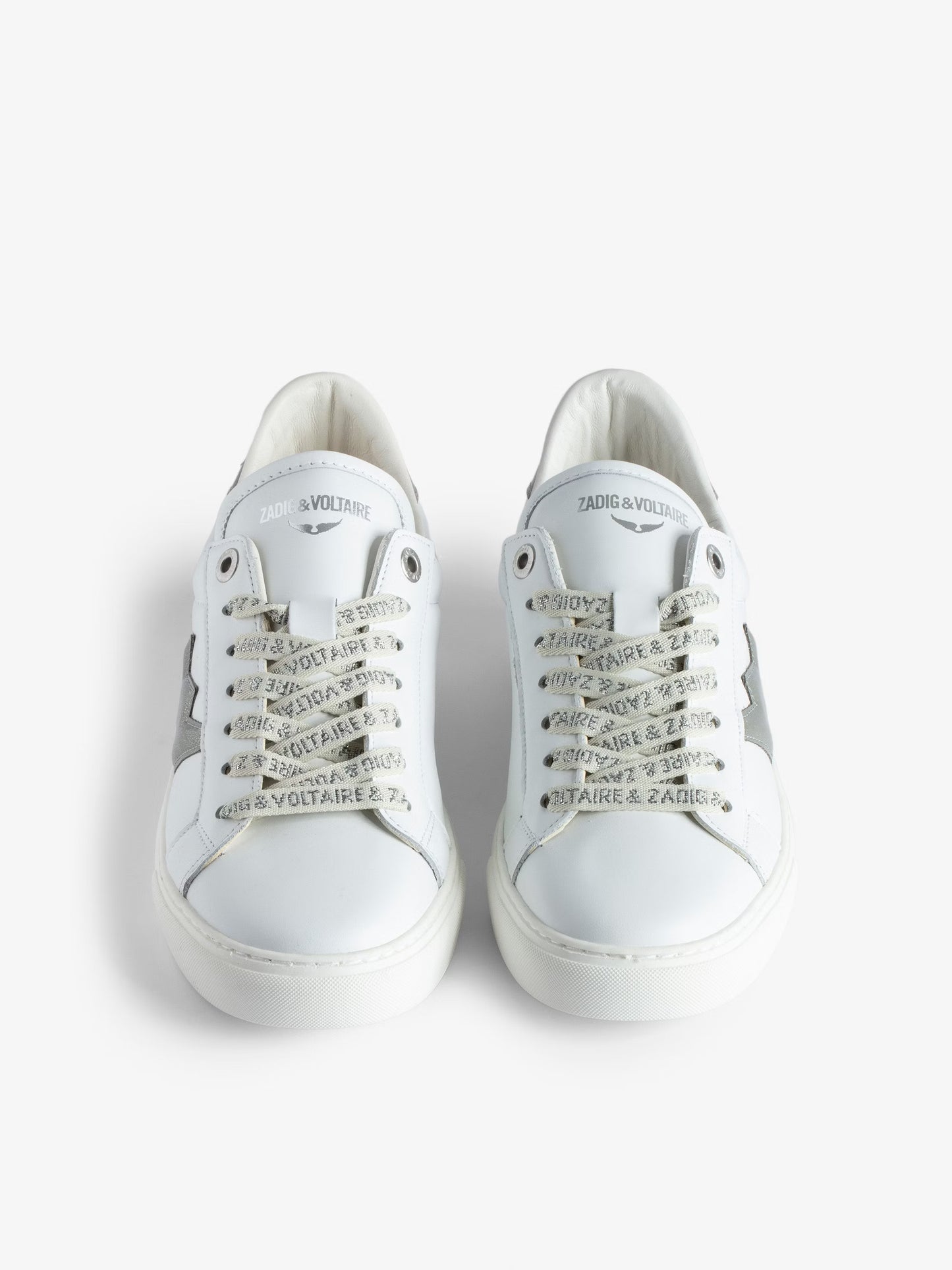 Sneakers Basses ZV1747 La Flash baskets argent femme