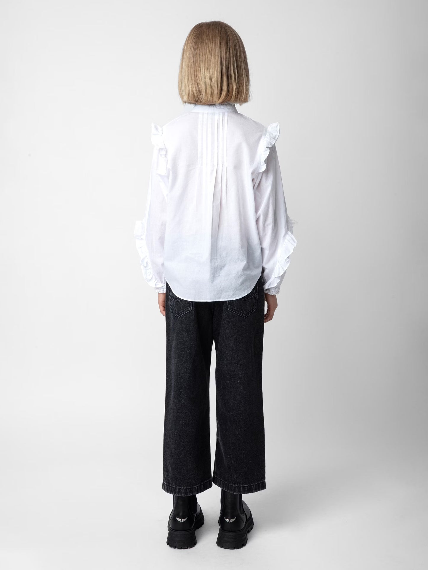 Blouse Timmy Fille haut blanc fille