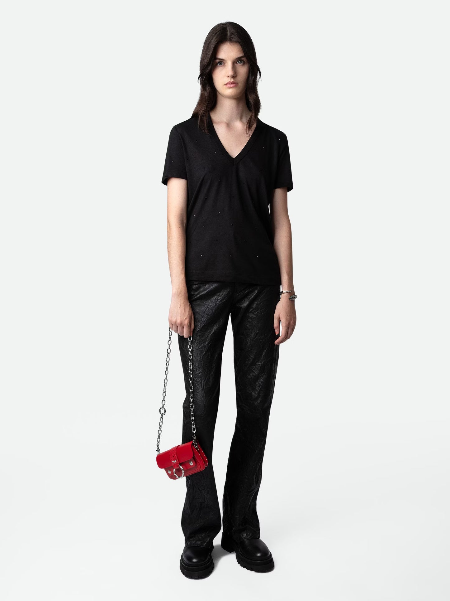 Sac Kate Wallet mini sac rouge femme
