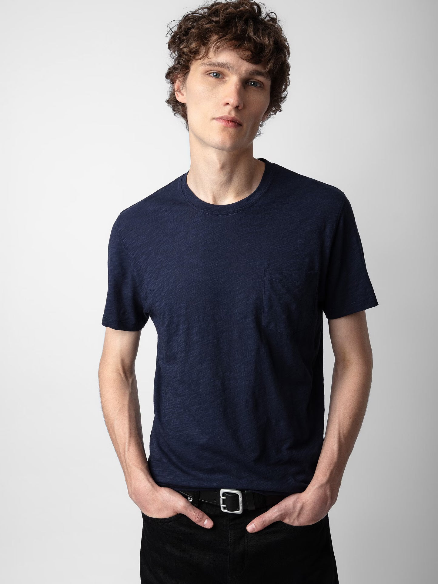 T-shirt Stockholm Flamme t-shirt bleu homme