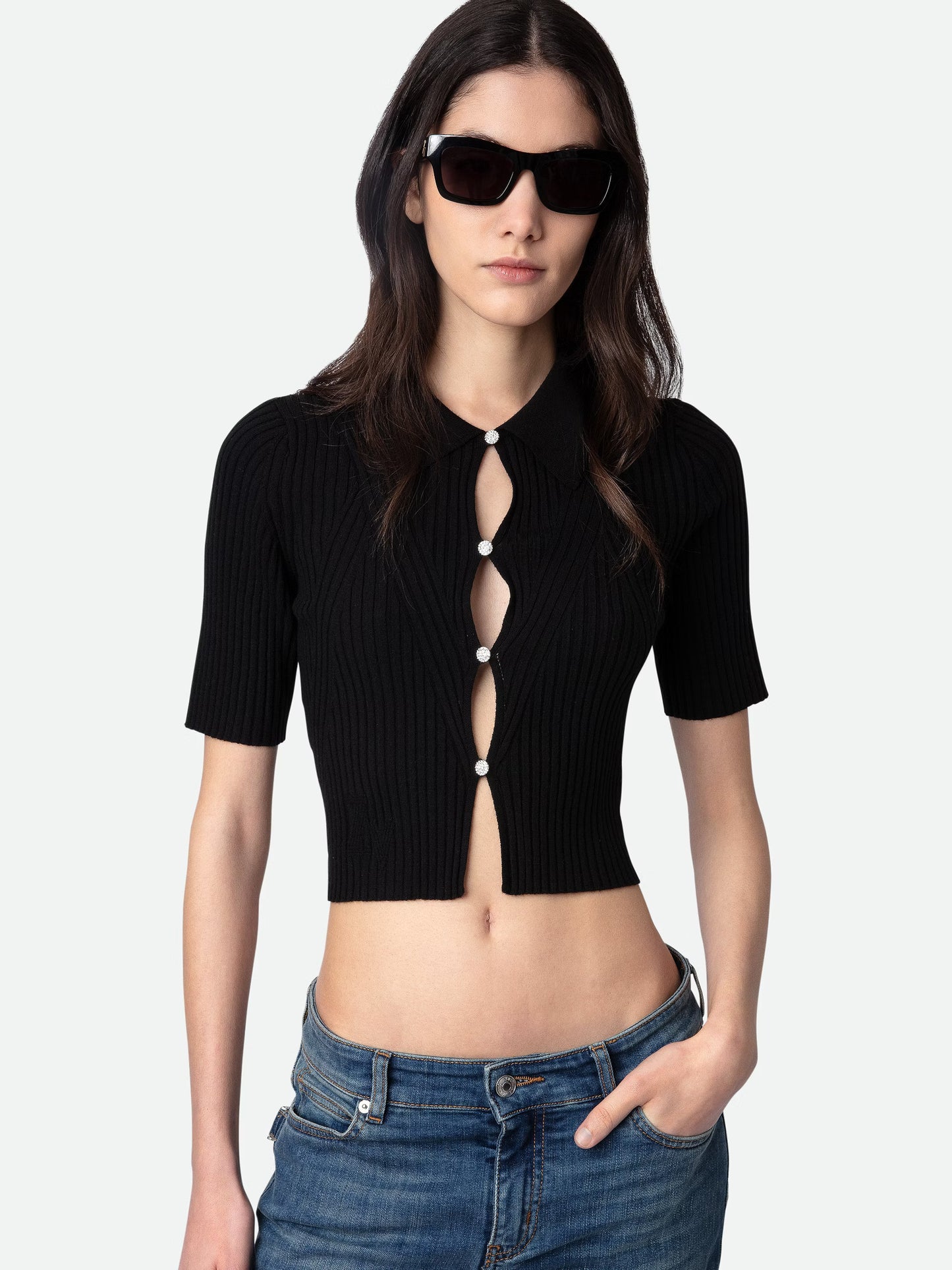 Top Lyam debardeur noir femme