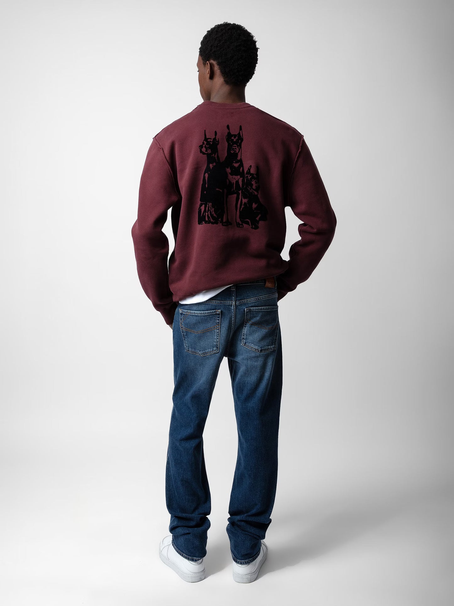 Sweatshirt Simba sweatshirt rouge homme