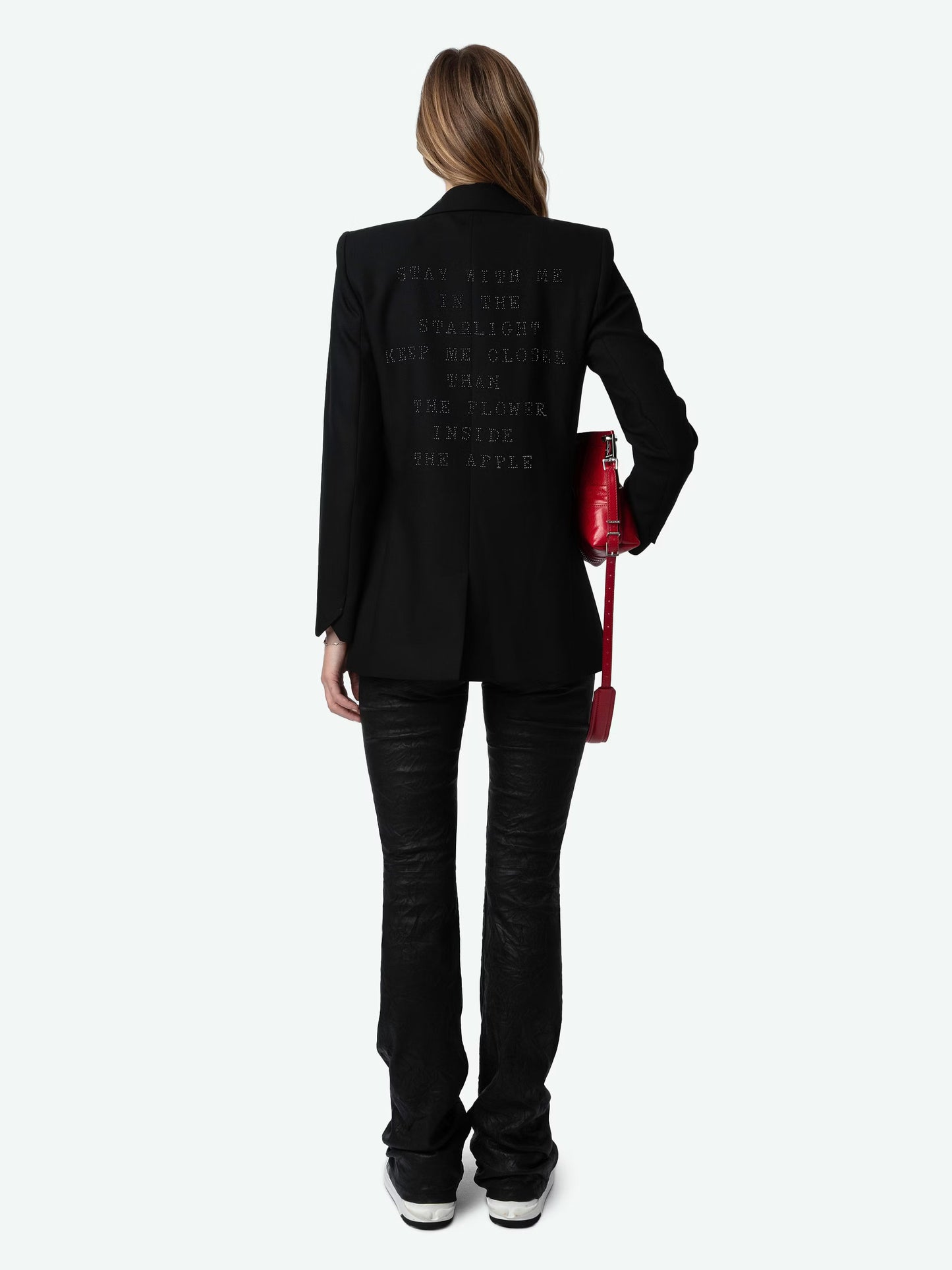 Blazer Valse Strass blazer noir femme