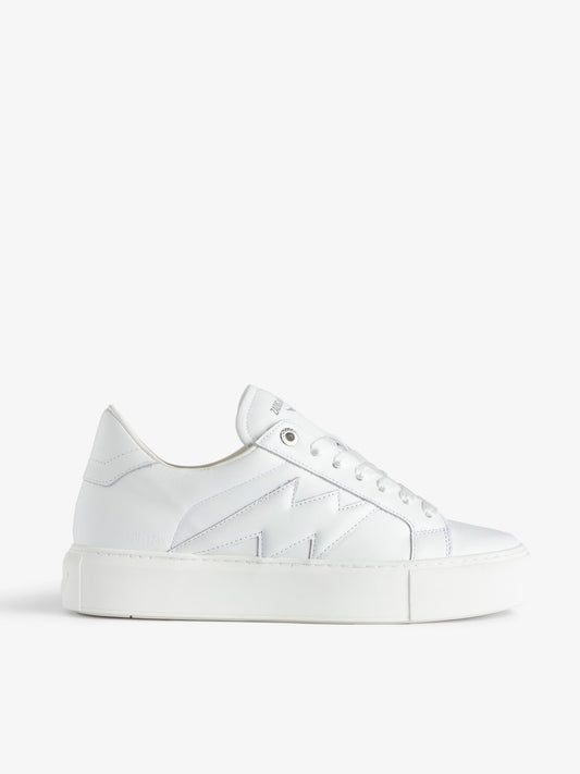 Sneakers Basses ZV1747 La Flash baskets blanc femme