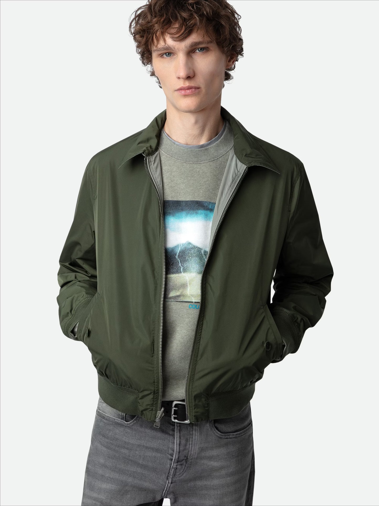 Blouson Mate blouson gris homme