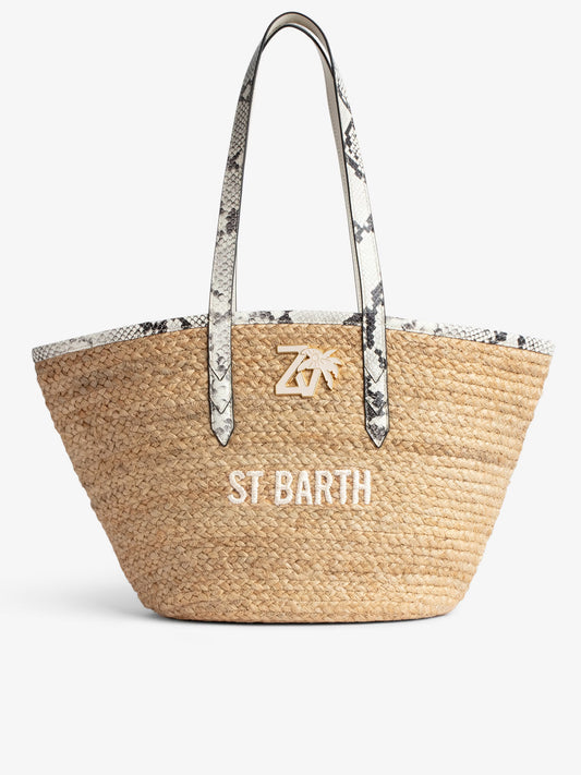 Sac Le Beach Bag cabas blanc femme