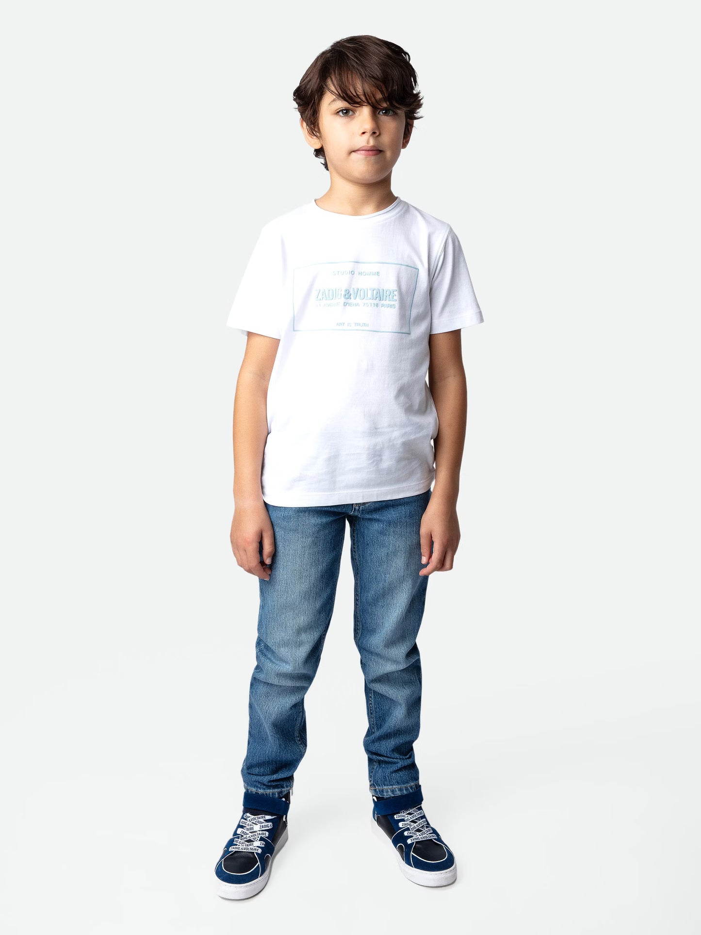 T-shirt Toby Garçon t-shirt blanc Garçon
