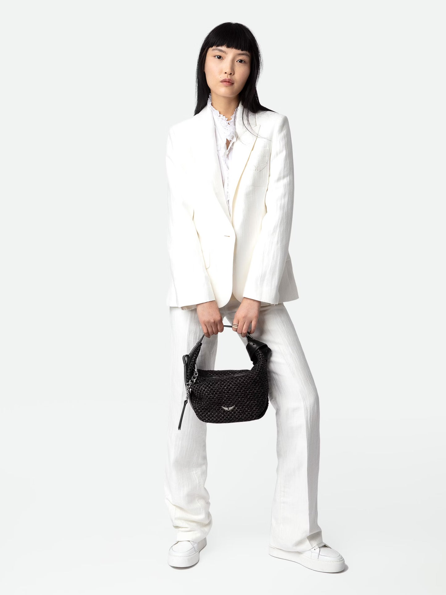 Sac Le Cecilia sac port? epaule noir femme