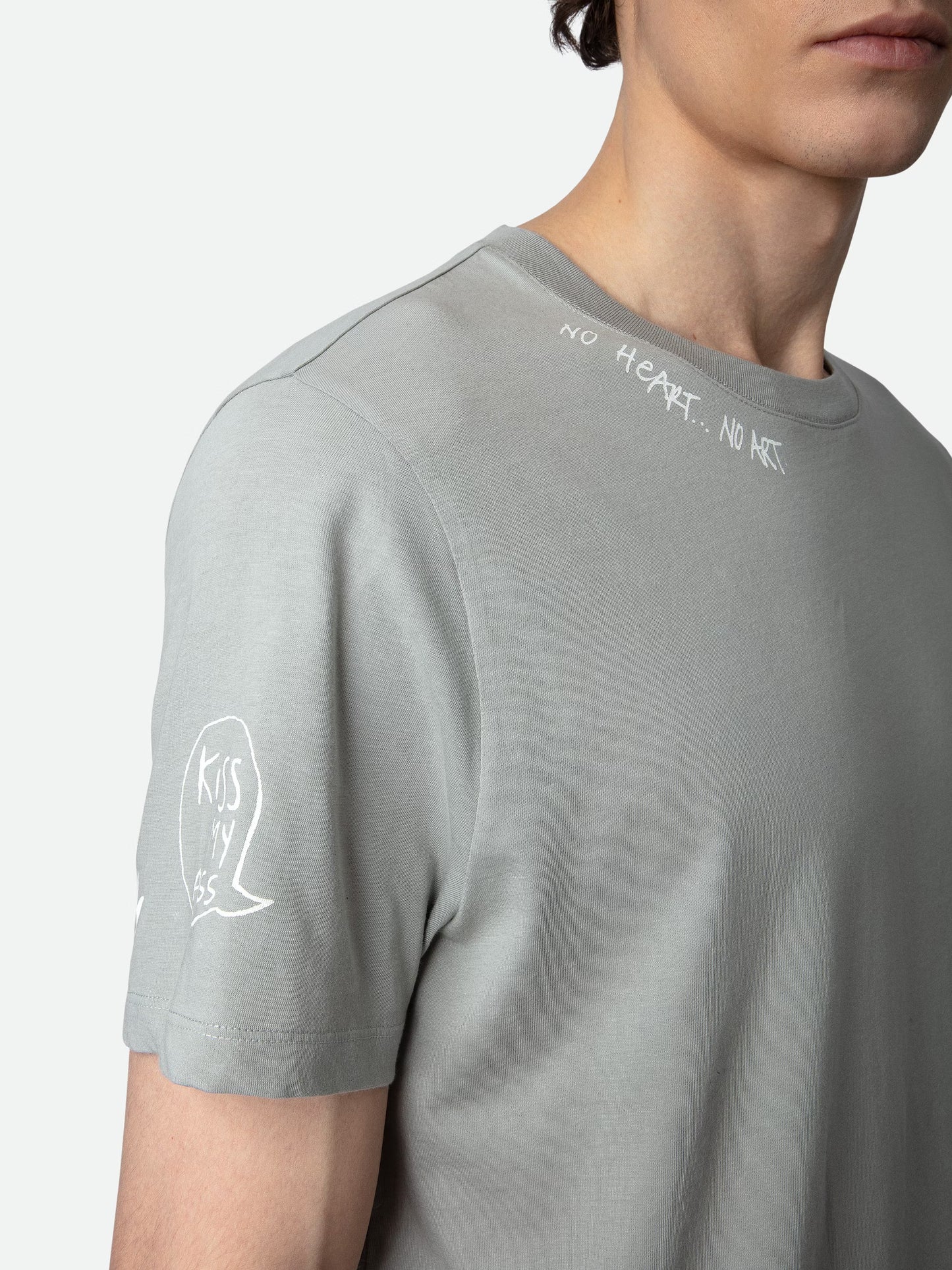 T-shirt Ted Tag t-shirt gris homme