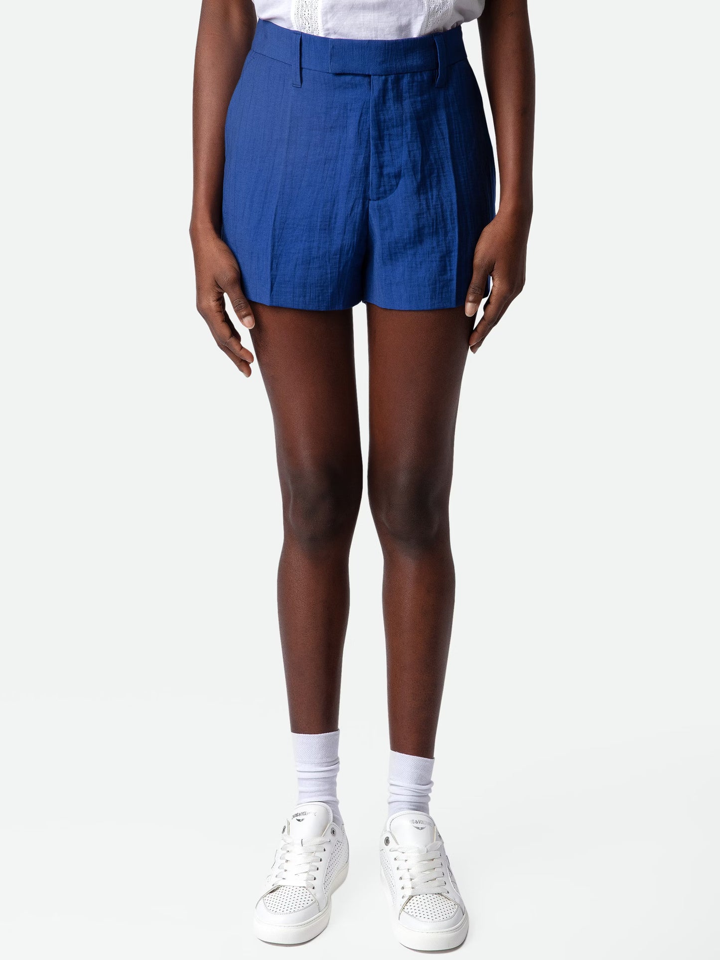 Short Please Lin short bleu femme
