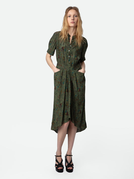 Robe Rima robe kaki femme