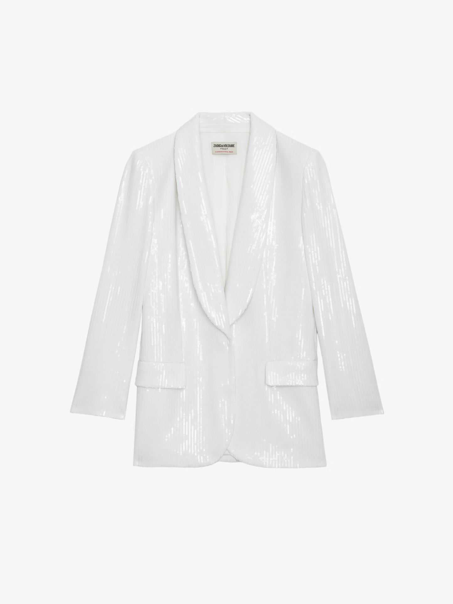 Blazer Vive Sequins blazer blanc femme