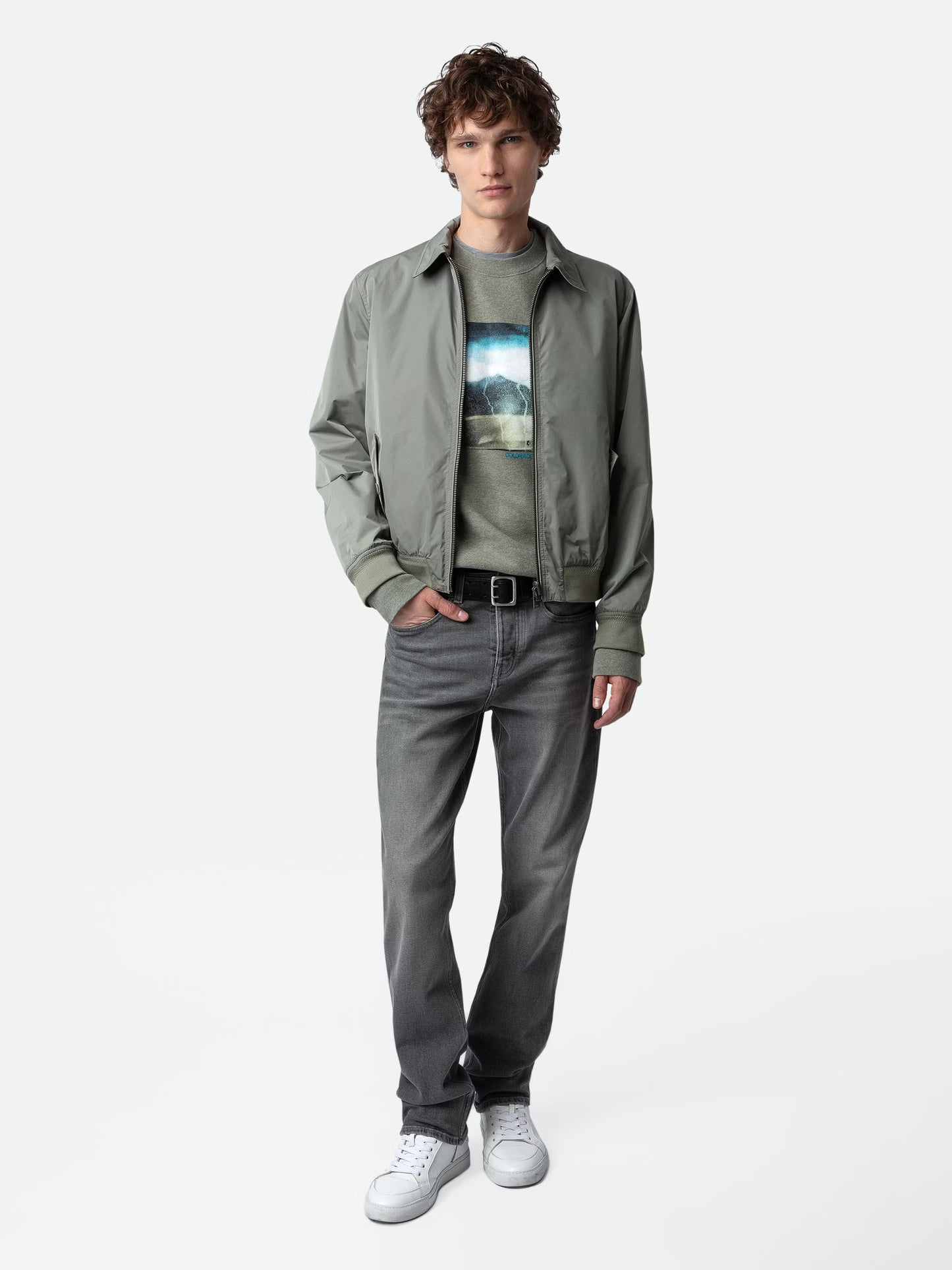 Blouson Mate blouson gris homme