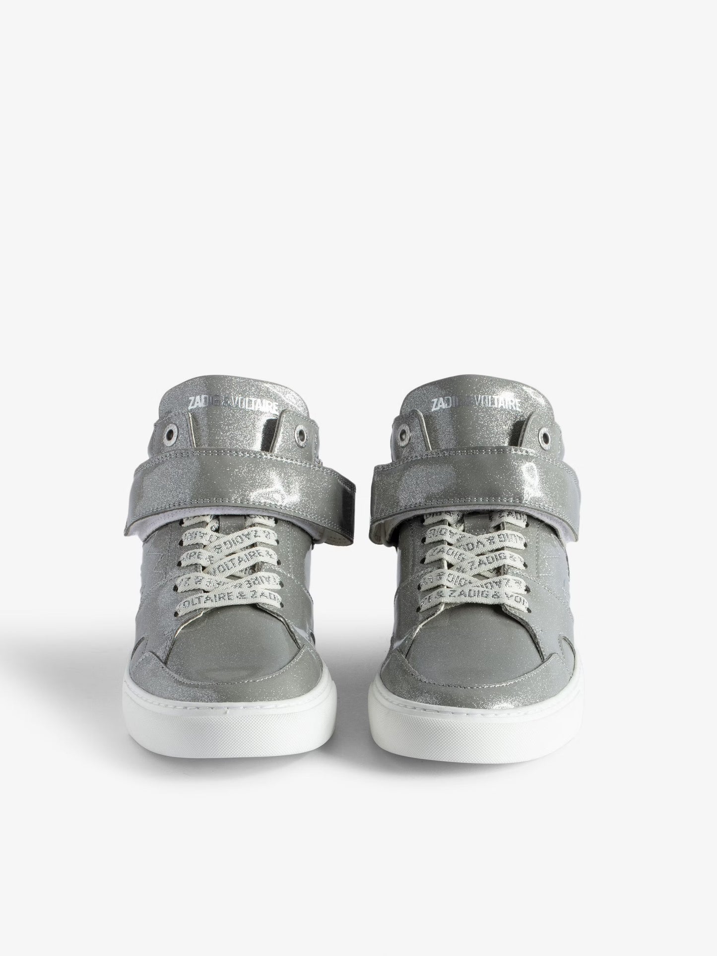 Sneakers ZV1747 Mid Flash baskets argent femme