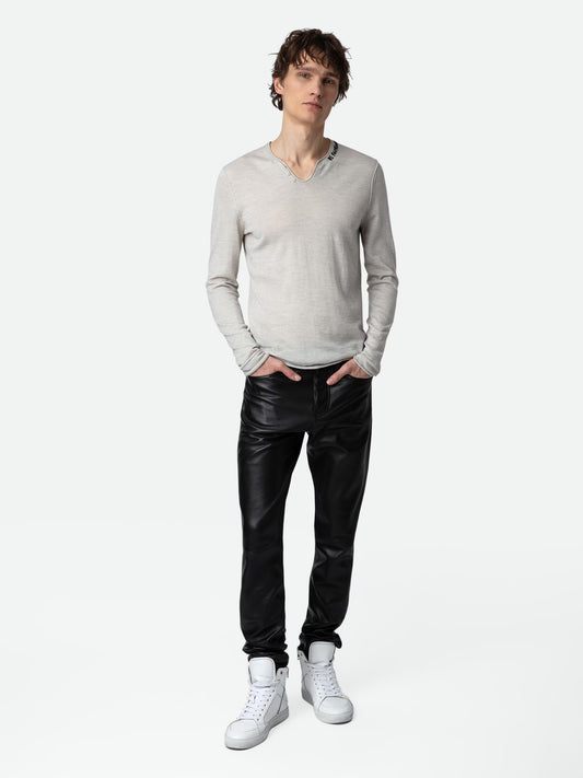 Pull Monastir pull gris homme