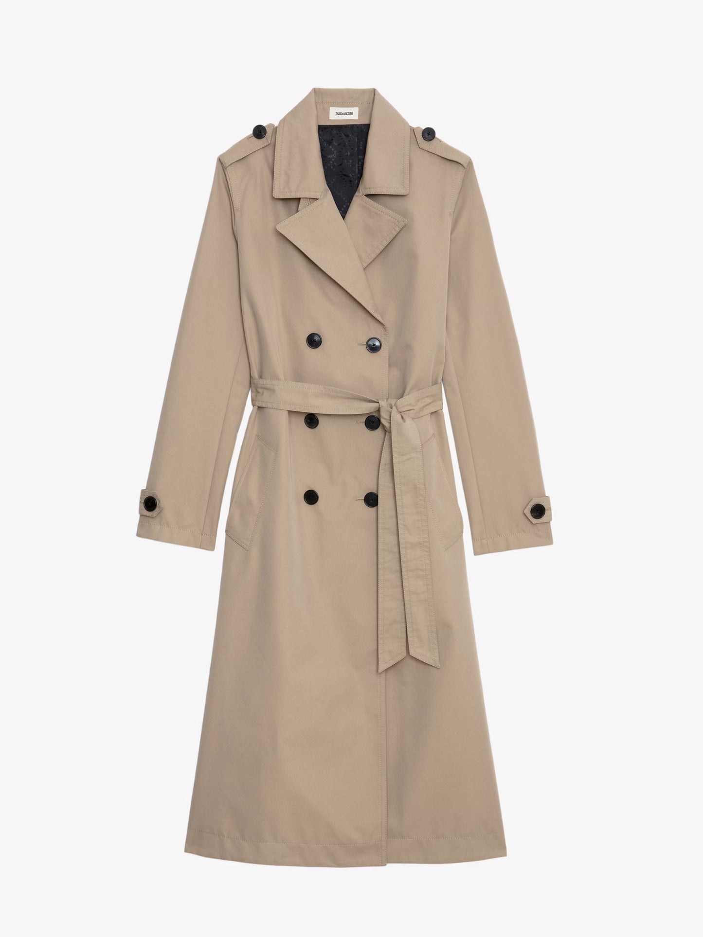 Trench Mandy manteau beige femme