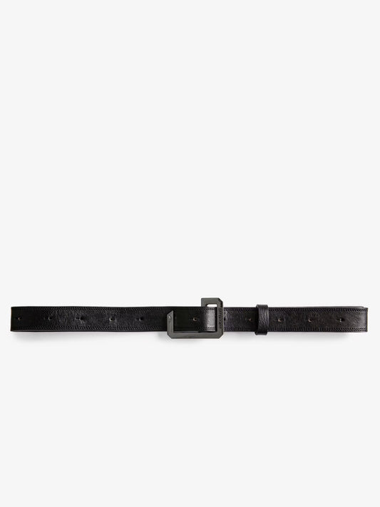 Ceinture La Cecilia Cuir ceinture noir femme