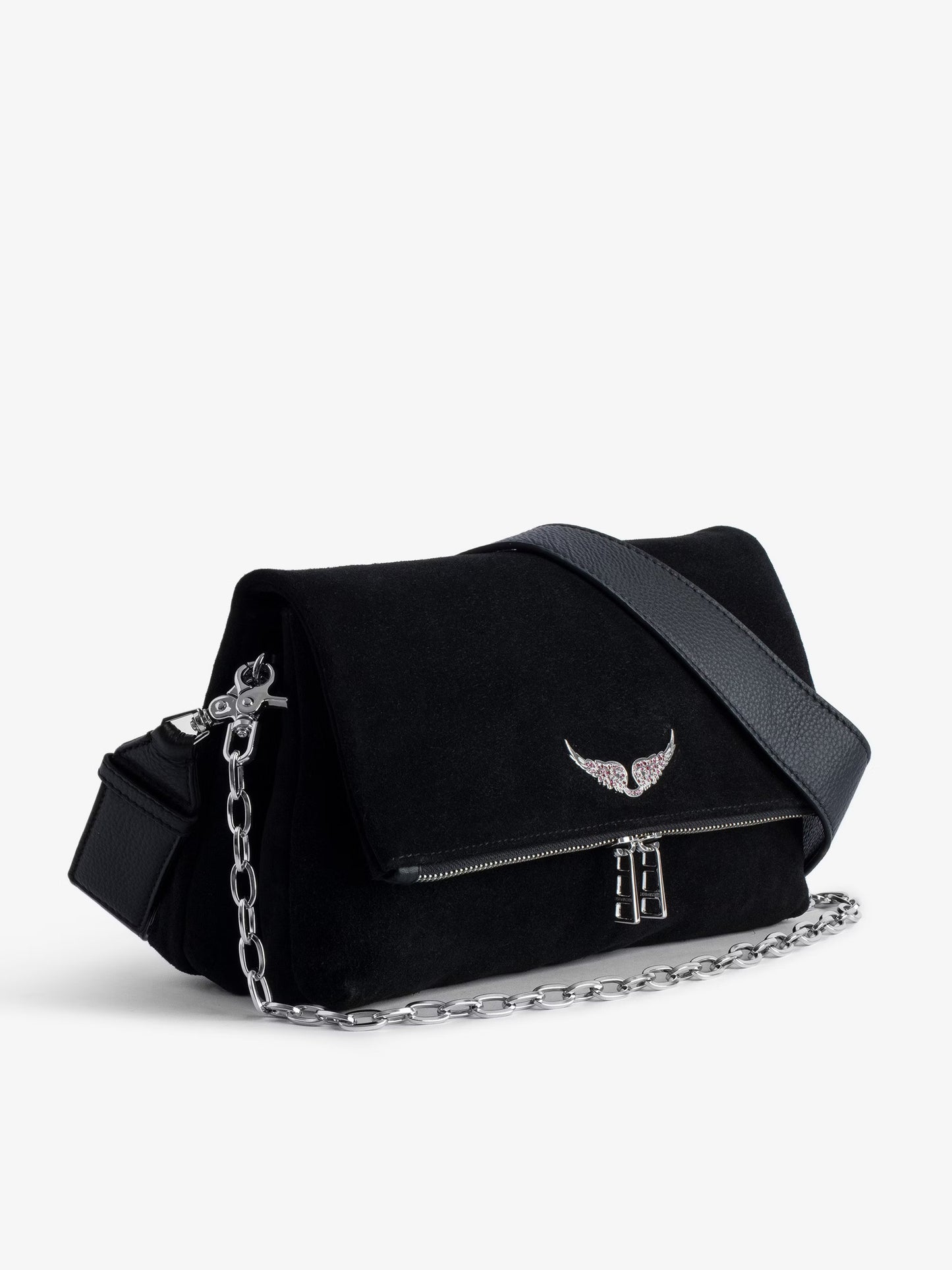 Sac Rocky Suédé sac noir femme
