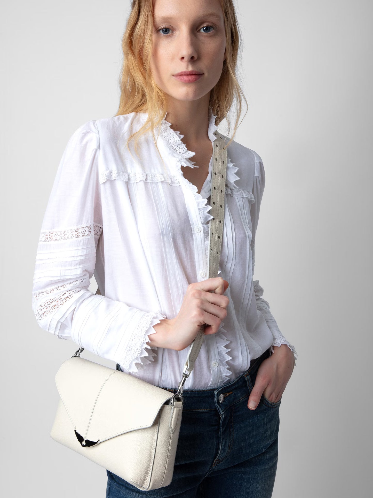 Sac Borderline Daily sac blanc femme