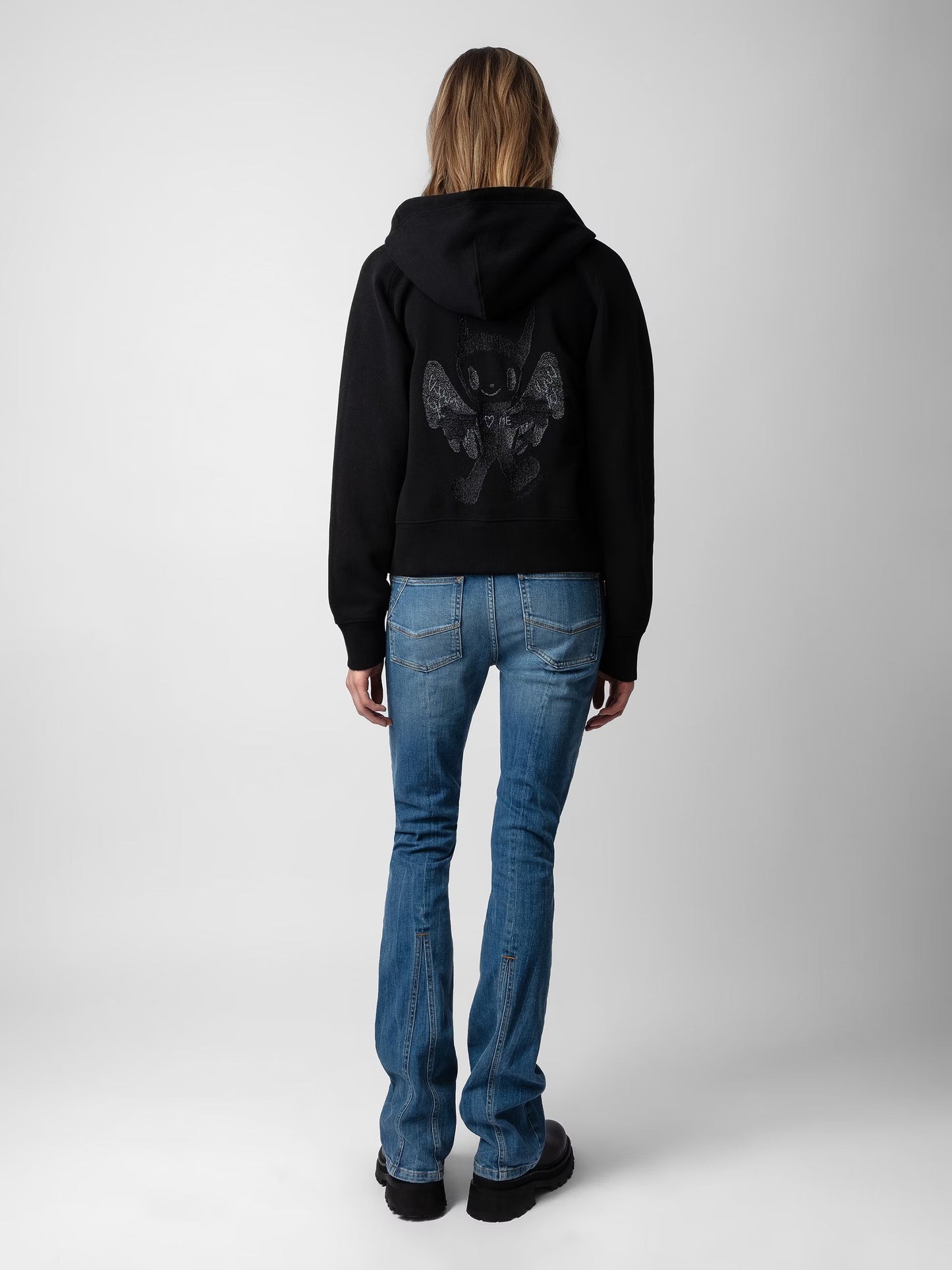 Sweatshirt Aspene Devil sweatshirt noir femme