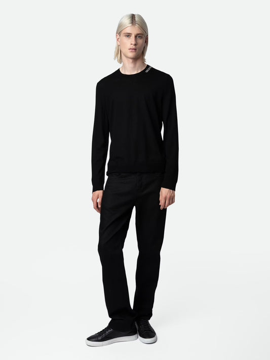 Pull Kennedy pull noir homme
