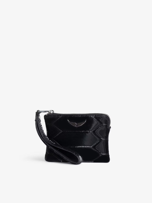 Pochette Mini Uma Matelassée pochette noir femme
