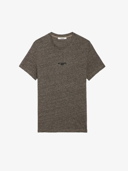 T-shirt Tommy t-shirt beige homme