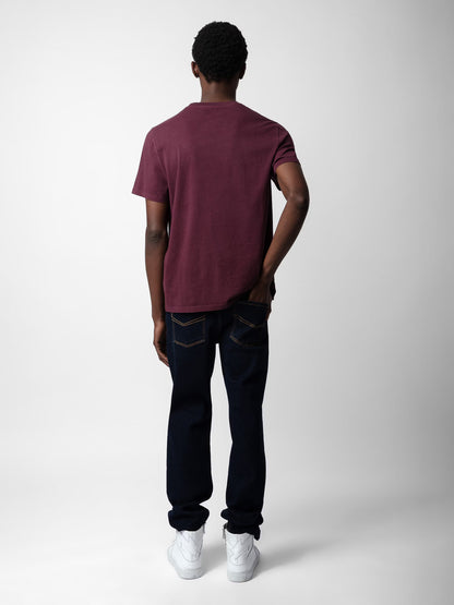 T-shirt Tommy Skull t-shirt rouge homme