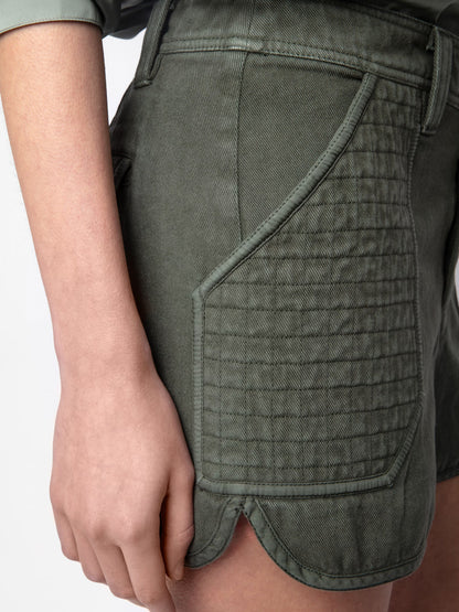 Short Sei short kaki femme