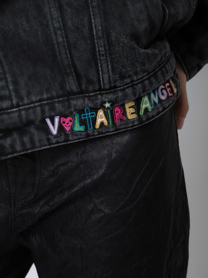 Veste Kasy Denim blouson gris femme