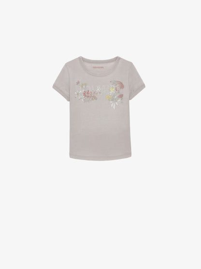 T-shirt Alister Fille t-shirt gris fille
