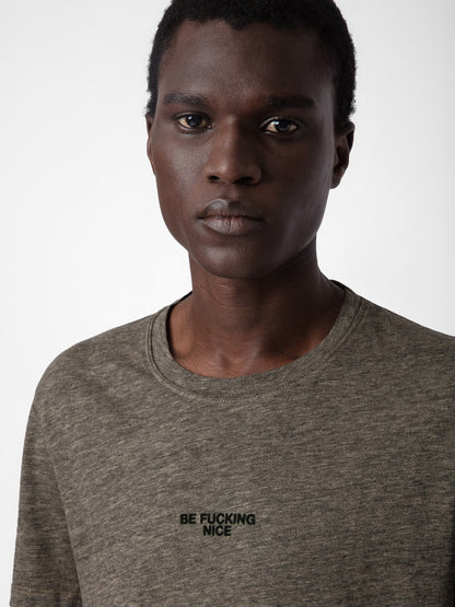 T-shirt Tommy t-shirt beige homme