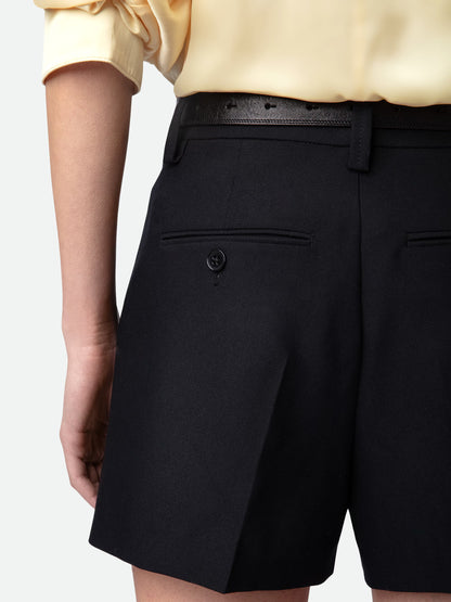 Short Pink short noir femme