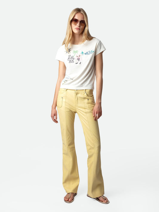T-shirt Charlotte t-shirt blanc femme