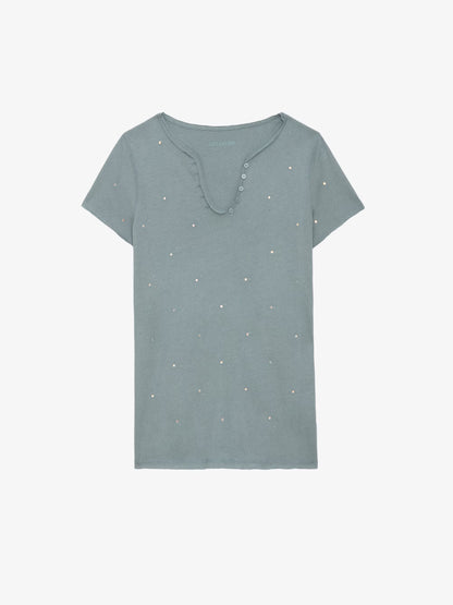 Tunisien Strass tunisien bleu femme