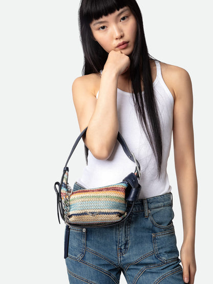 Sac Le Cecilia XS sac porté epaule marine femme