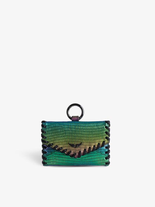 Grigri Secret Embossé Métallisé porte-monnaie multicolor femme