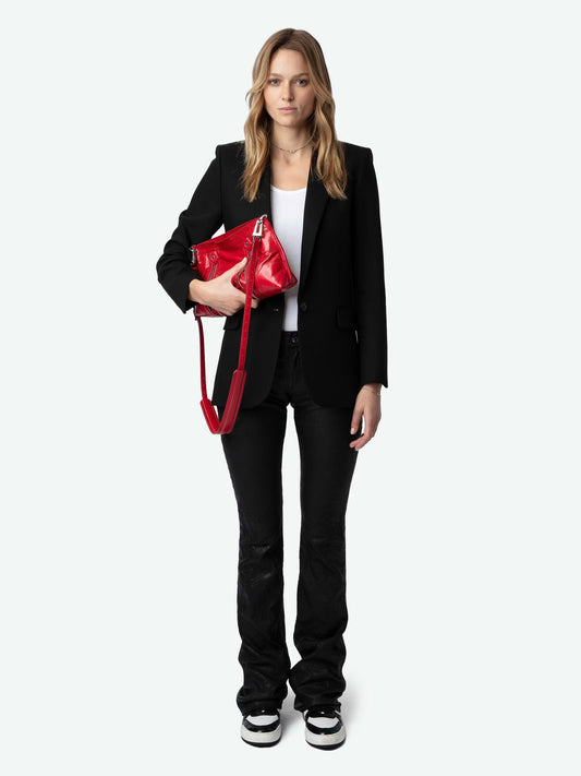 Blazer Valse Strass blazer noir femme
