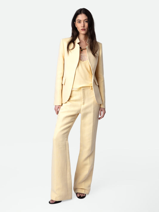 Blazer Very Lin blazer jaune femme