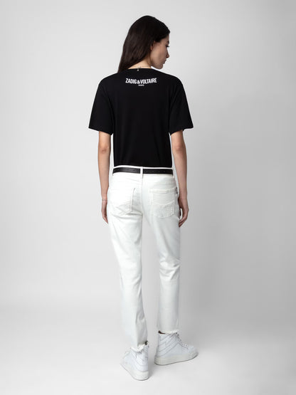 T-Shirt Bella t-shirt noir femme