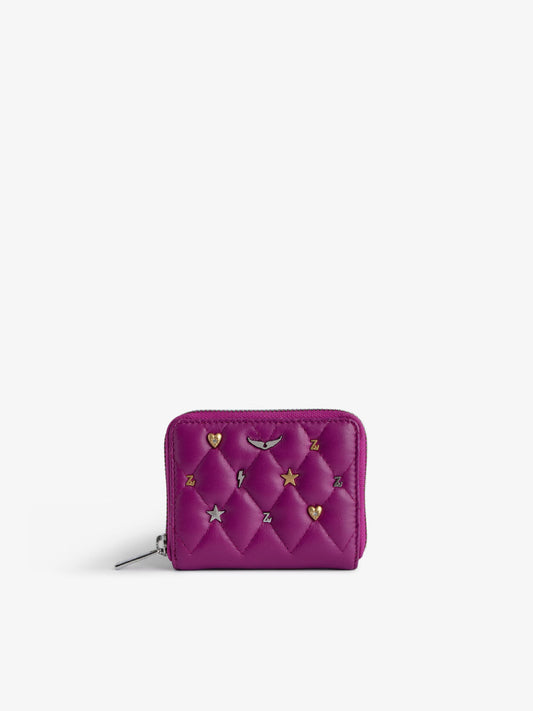 Porte-Monnaie Mini ZV portefeuille violet femme