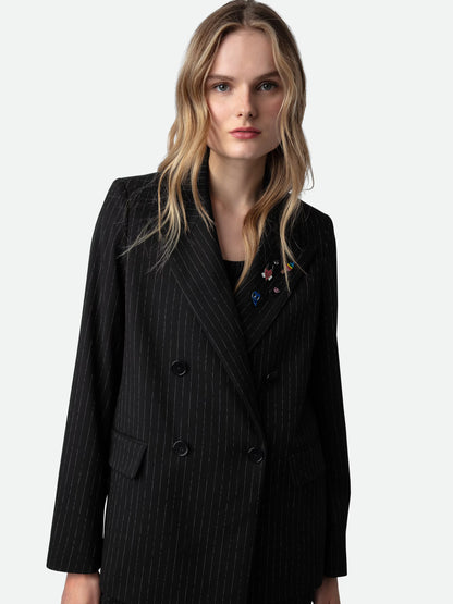 Blazer Valdo blazer noir femme